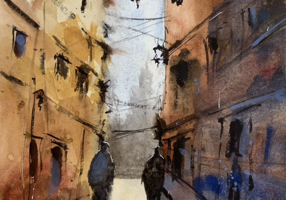 Gasse in Italien