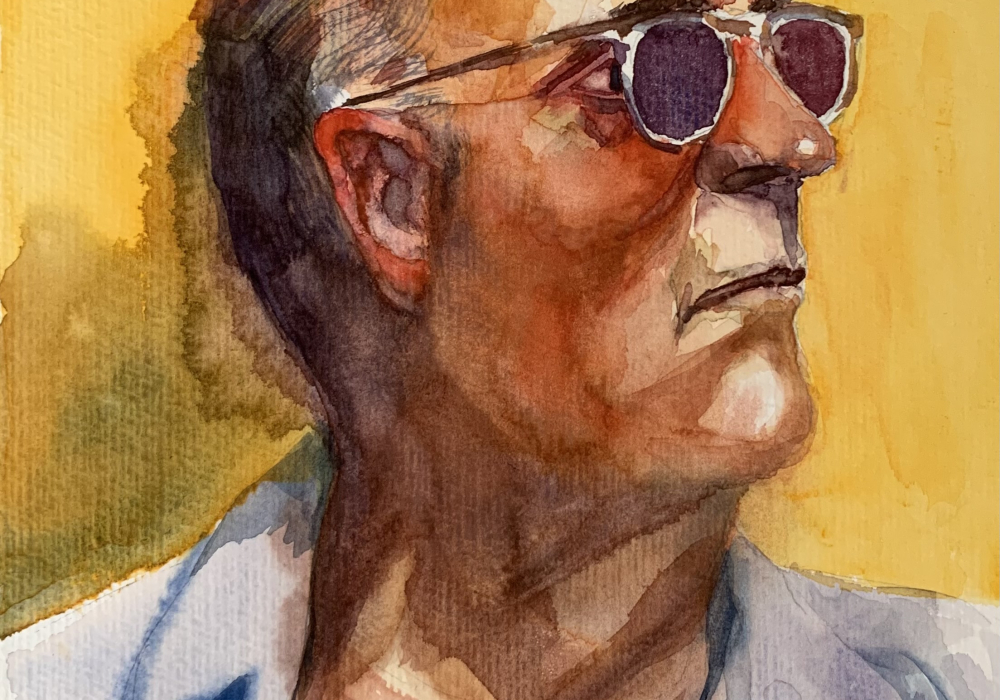 Mann mit Sonnenbrille